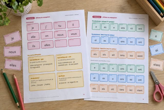 Affiches de conjugaison