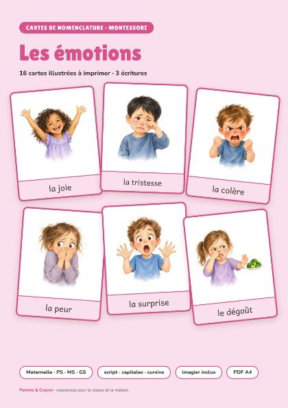 Les émotions : La couverture