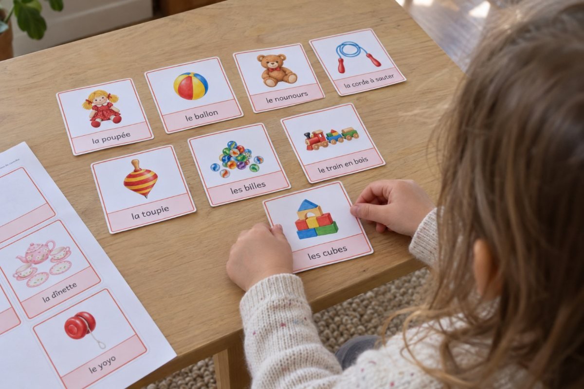 Les jouets : utilisé par un enfant