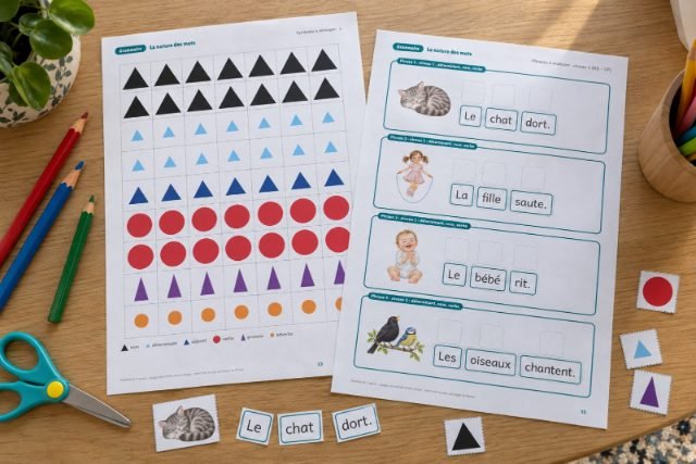 La nature des mots : symboles de grammaire Montessori